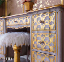 Cargar imagen en el visor de la galería, Transfer - Middy Foil Transfers® Kacha – Golden Lacework – 2 sheets,