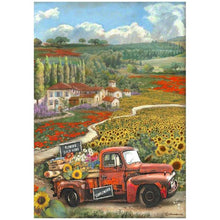 Cargar imagen en el visor de la galería, Paquete de 6 papeles arroz A4 backgrounds - Sunflower Art