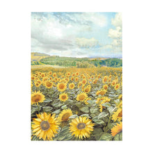Cargar imagen en el visor de la galería, Paquete de 8 papeles arroz A6 backgrounds - Sunflower Art