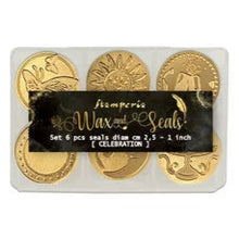 Cargar imagen en el visor de la galería, Celebration Set 6 seals diam cm 2,5