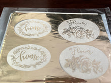 Cargar imagen en el visor de la galería, Foil Estampado A4 - Home Rosas 074/075