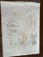 Cargar imagen en el visor de la galería, Papel Seda con Foil (tamaño doble carta) - PSM304