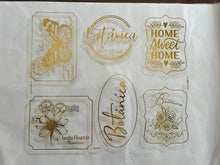 Cargar imagen en el visor de la galería, Papel Seda con Foil (tamaño doble carta) - PSM303D