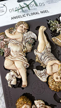 Cargar imagen en el visor de la galería, Molde Silicon – Decor Moulds® – Angelic Floral Noel
