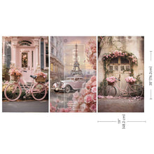 Cargar imagen en el visor de la galería, Paquete de 3 Papel tissue – Parisian Bloom Heaven
