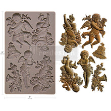 Cargar imagen en el visor de la galería, Molde Silicon – Decor Moulds® – Angelic Floral Noel
