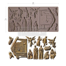 Cargar imagen en el visor de la galería, Molde Silicon – Decor Moulds® – Holy Night Nativity
