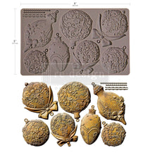 Cargar imagen en el visor de la galería, Molde Silicon – Decor Moulds® – Shimmering Holiday Ornaments
