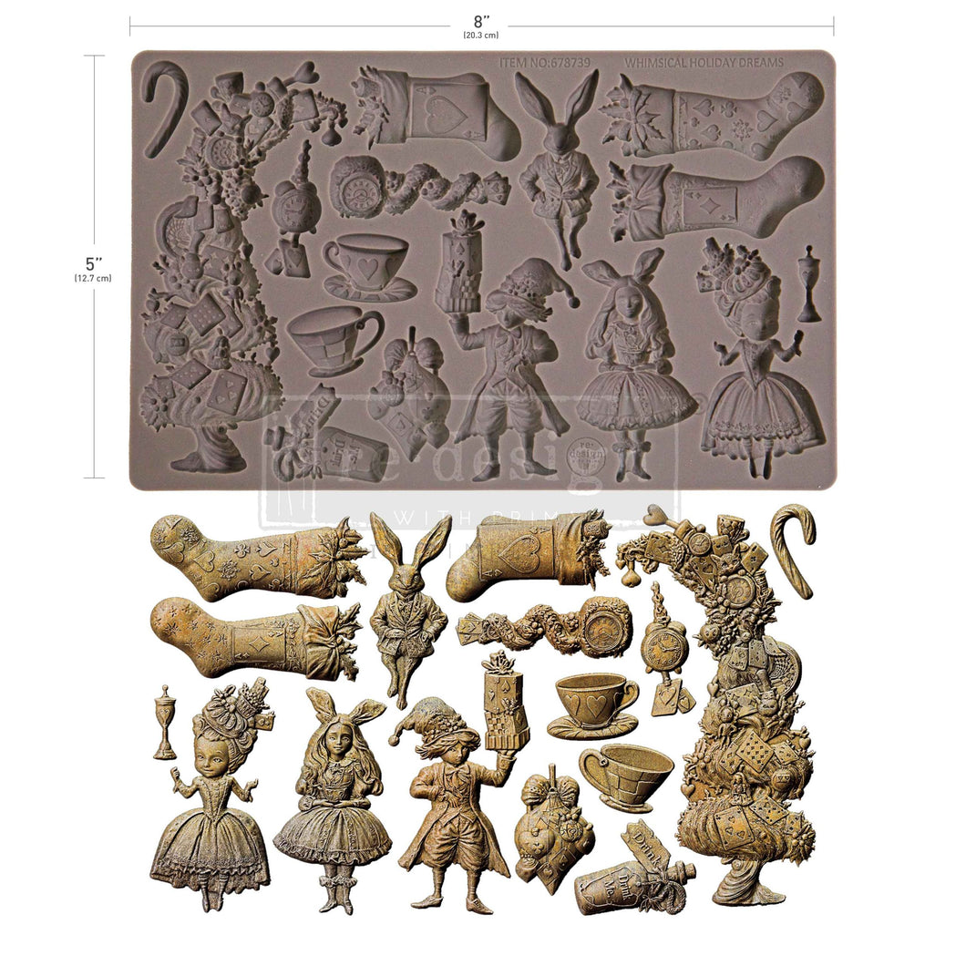 Molde Silicon – Decor Moulds® – Whimsical Holiday Dreams