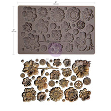 Cargar imagen en el visor de la galería, Molde Silicon – Finnabair Decor Moulds® – Rusty Flowers
