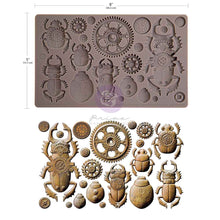 Cargar imagen en el visor de la galería, PRE-VENTA Molde Silicon – Finnabair Decor Moulds® – Steampunk Beetles
