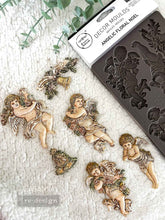 Cargar imagen en el visor de la galería, Molde Silicon – Decor Moulds® – Angelic Floral Noel
