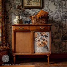 Cargar imagen en el visor de la galería, A3 Decoupage Fiber – Posh Pup Portraits
