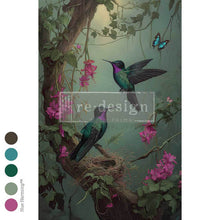 Cargar imagen en el visor de la galería, DECOUPAGE FIBER – THE IRIDESCENT INTERVAL – 1 SHEET
