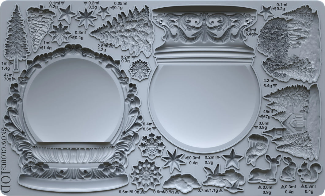 Molde Silicon IOD - Snow Globes 6x10 IOD Mould™