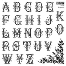 Cargar imagen en el visor de la galería, Sellos IOD - Dessins de Broderie Labels 6x6 IOD Stamp™
