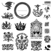 Cargar imagen en el visor de la galería, Sellos IOD - The Connoisseur's Library Labels 6x6 IOD Stamp™
