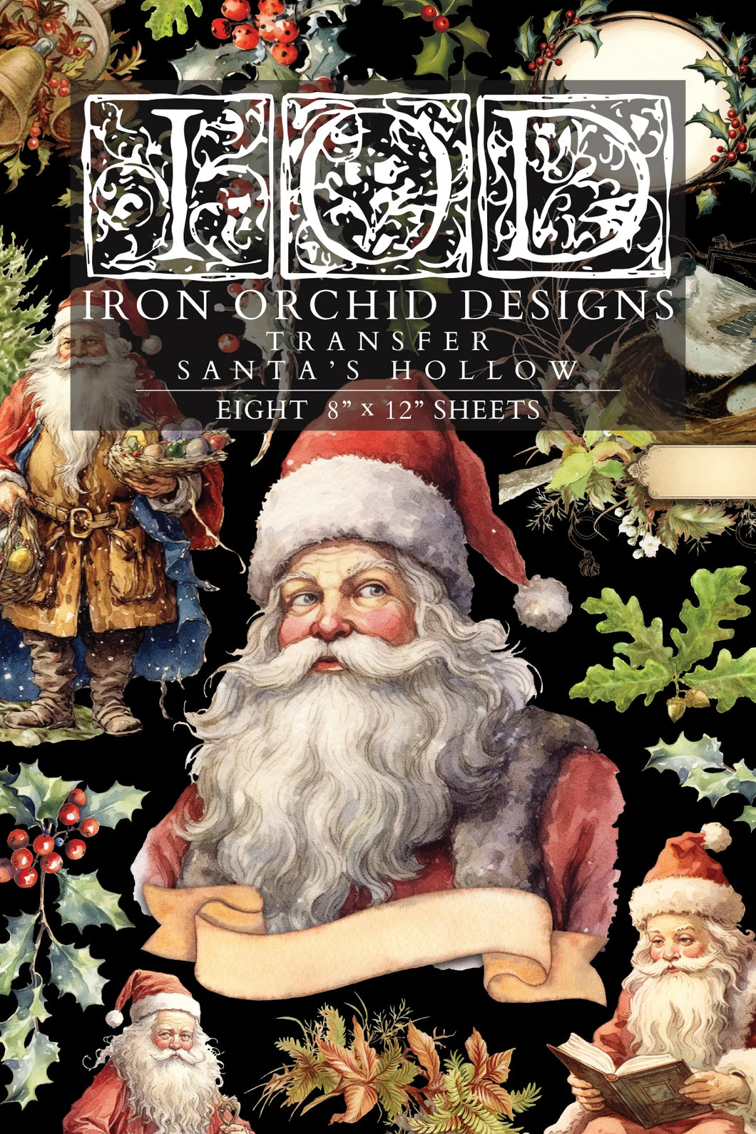Transfer IOD - Santa's Hollow IOD Transfer 8x12 Pad™