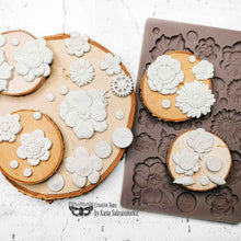 Cargar imagen en el visor de la galería, Molde Silicon – Finnabair Decor Moulds® – Rusty Flowers
