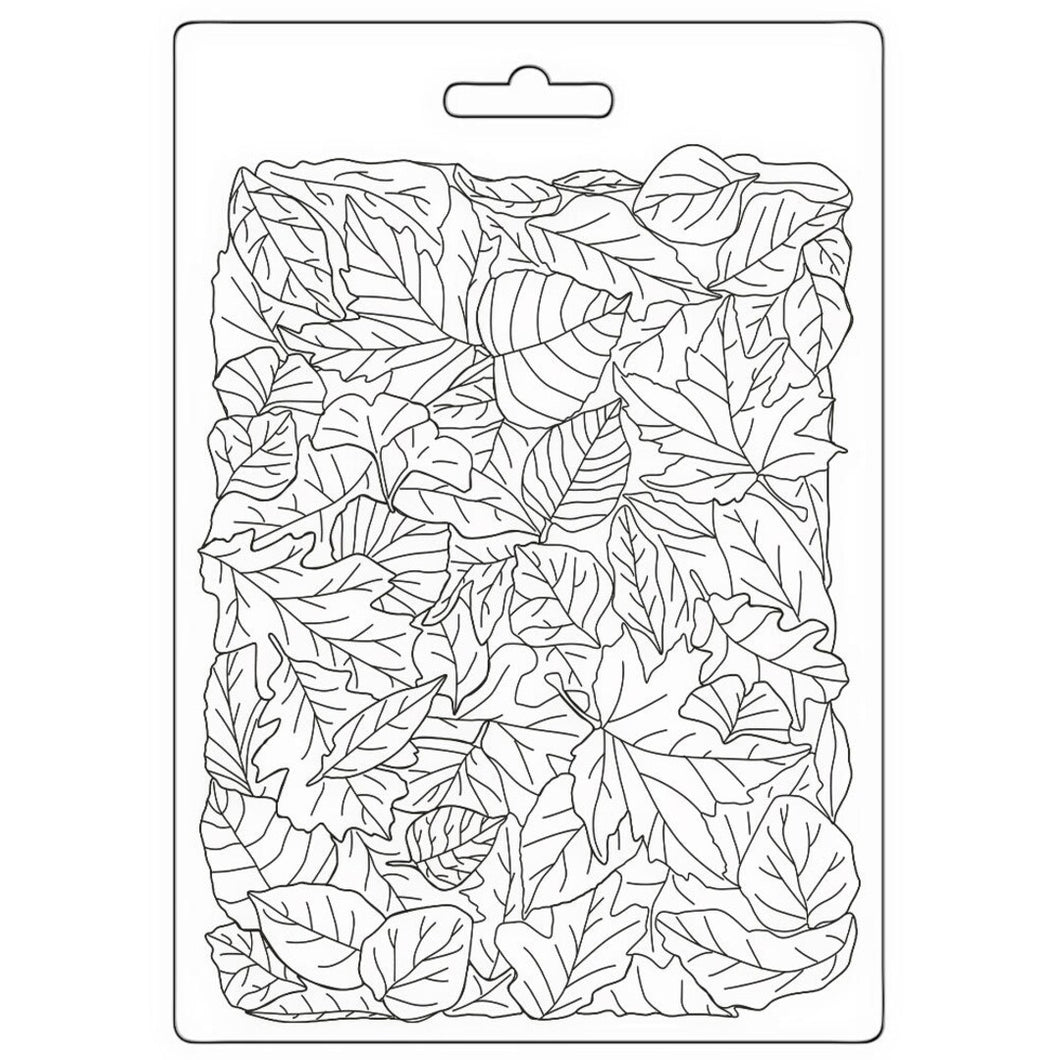 Molde Texturizador - Woodland leaves pattern