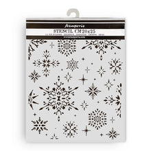 Cargar imagen en el visor de la galería, Stencil 20X25 cm - The Owl&#39;s House snowflakes

