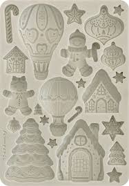 Molde de Silicon - Candy Christmas gingerbreads