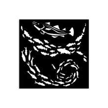 Cargar imagen en el visor de la galería, Stencil 12x12 cm - Silent Sea fish
