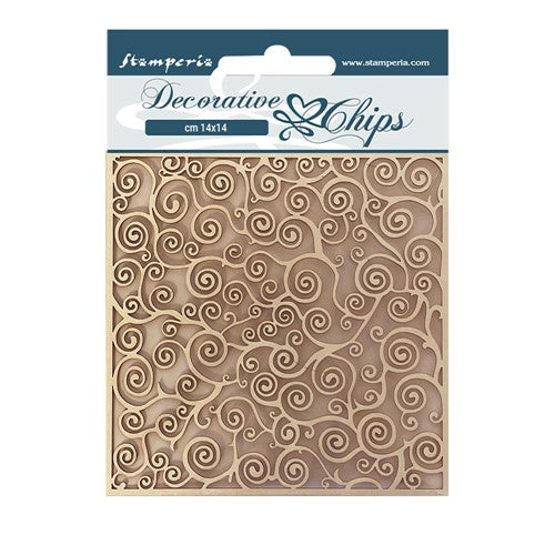 Decorative Chip - Klimt El árbol de la vida textura