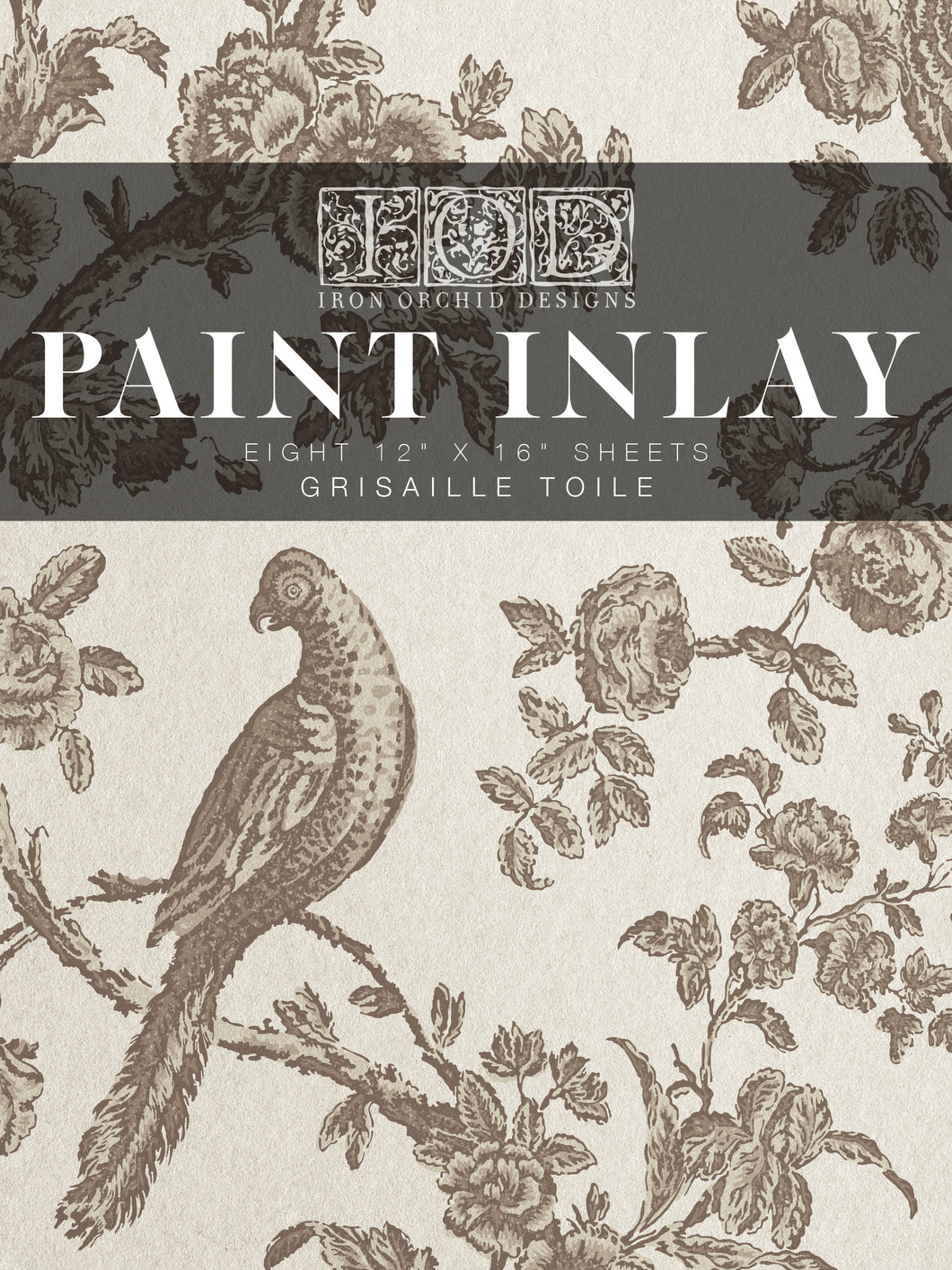 Paint Inlay (hoja Individual) - Grisaille Toile