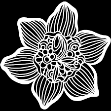 Stencil TCW - Cupped Daffodil